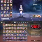 1838 - All Platform - EU - Level 70 - 59 Character 37 5'star - 25 Light Cone 5'star - Yao Guang - Silver Wolf - Cyrene -
