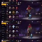 2082 - iOS Android - MENA - Level 57 - 82 Set - 3 Upgrade Gun 2 Lvl 6 - Car Skin - Old set - Booyah Pass
