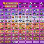 🔥STAR SHELLY🔥55005 TROPHIES| 294 TOP SKINS | 26 PRESTIGE | 34 BUFFY | 58 HYPER | 43 MAX  | 152 GADGET | 152 STARPOWERS