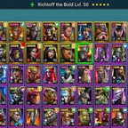 RSL735 // 1x Mythical / / Siegfrund / / Deliana / / sun Wukong / / Rathalos / / Ronda / / Ninja / / 1 M power Lady Mikage Fusion