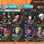 C4777 [ Android Only ] 3 EX - Light Luffy + Blackbeard + Roger , 4551 Gems Android + 6258 fragments , Solo Fresh