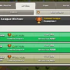 CHAMPION -1 ! WAR WIN STREAK 33 ! CLAN LEVEL-30 ! CAPITAL HALL-10 FULL MAX ! ALMOST 31 LEVEL ! WAR LOG 848 WINS LOSS 400