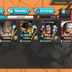 C4847 [ ANDROID ONLY] 7 EX META - CAN 7 MAX - Zoro Sanji + Nusjuro + Kizaru + Oden + Akainu + Law + Roger , 1015 gems An