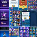 [RAREST EMOTES COLLECTORS] GHOST GEM / LUNAR PIG / KING BELT / PEKKA BALLON 10 YEAR OLD 15K GEMS ALL 121 MAX 45 ELITE