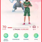 Lvl 70 | Valor | 33 Shiny Legends | 6M Stardust | DPS036