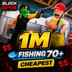 , Blockspin 1M Cash Account, Fishing lv70 ++