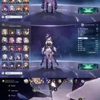 1843 - All Platform - EU - Level 66 - 41 Character 21 5'star - 4 Light Cone 5'star - Castorice - Hysilens - Hyacine - Sa