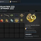 CS1536 // Diamond Broken Fang 5 Medals 2020, 2021, Service, 5-Year, GO