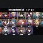 [ALL DEVICES] [Asia] TL 57 | 29 Characters | 9 5-Star | Himeko | Nova | Archer | Rin Tohsaka | Dan Heng | Permansor