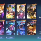 PREMIUM EXALTED 2 || 1 LEGEND || 9 GRAND || 9 EXQUISITE || SKINS 377 || HIGHEST RANK GLORY 68