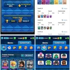 STACKED | XP-40 | 3 Evo |  | 11k+ GOLD | |  HTrophies: 8200 | 118/121 Cards | 5 Max card | Arena 21 | 23 Rare emotes | |
