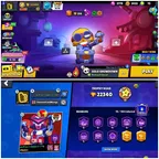 22k TROPHY🔱78x BRAWLERS🔥 24x MAX BRAWLER! 18x HYPER!! 145x SKINS!! Epic Shelly- Nita-Bo-Emz-Edgar-Griff-Leon!! 