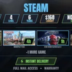 [7 Games | 173 USD] | Farming Simulator 22 | ARK: Survival Evolved | MONOPOLY PLUS | STAR WARS Battlefront II | Among