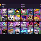 [Android/iOS] 49 BRAWLERS | 122 SKINS | 6 MAXED | 3 LEGENDARY | 24 HYPERCHARGE | 1898 TROPHIES | MAX | MORTIS | CROW