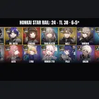 [ALL DEVICES] [Asia] TL 38 | 24 Characters | 6 5-Star | Clara | Aglaea | Dr. Ratio | Lingsha | Welt | Dan Heng