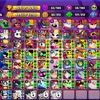 97K | 34 Maxed | 27 Hyper | 272 Skins | Name Change | Mythic II | 103 Brawlers
