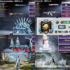 SUPER HIGH LEVEL 89 [] AKM GLACIER MAX [] M416 GLACIER MAX [] UMP GLACIER MAX [] 30x LAB [] 139 MYTHIC [] 2 X-Suits