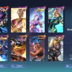 PL992|Lvl 81|RENOWNED II|ALL EMBLEM MAX|281 SKIN|MIYA LEGEND|2 COLLECTOR(VALE,NATALIA)|EUDORA LUCKYBOX|ROGER TRANSFORMER