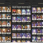 1871 - All Platform - EU - AR60 - 72 Character 30 5'star - 18 Weapon 5'star - Navia - Neuvillette - Furina - Yelan - Xil