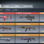 INDIA ACC - 2 Mythic Gun - 11 Legendary Gun - 161 Epic Gun - 75 Epic Skin