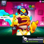   87.000 Trophies/89 Brawlers 180 Skins/80 Prestige /18Hypercharged