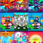 (RAREST) 570 OG SKINS | BOTH RED & BLUE KING FRANK 107 TITLES | ALL BRAWLERS MAXED MANY BUFFIES 20K REWARD POINTS CHEAP