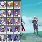 GI1727// Sandrone+Arlecchino+Mizuki(c1)+Ke Qing+Tignari+Summoning Nocturne+Prayer to the Holy Winds
