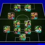 🔥3219 Collective strength🔥 Eto(105) Forlan(104) Big time MSN Neymar(107) Big time Salah(106) G. Van Bronckhorst(106)
