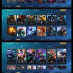 2165 - IOS Android - EU - Level 330 - 140 Champion - 131 Skin - 3 Mythic - 6 Legendary - Lunar Beast miss Fortune - 65 E