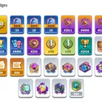 💎 RAREST 344 EMOTES 🌸 ALL CARDS MAXED 3x CRL BADGES GT RANK 254 & TOP UC RANKS | 10 YEARS OLD 62 SKINS ALL EVOLUTIONS