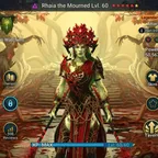 RSL519 ///Rhaia LVL 60 50K/Many Legendary/Acrizia/ Cupidus/Khamir/Giath/Brogni /245 Ancient/