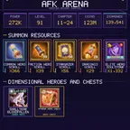 AA126 // /EXCLUSIVE /139,541+ Diamonds /490+ Scrolls /2 Dimensional Heroes