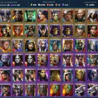 1300+ Days | Kreela | Prince Kymar | Queen Eva | Ninja | 27Legend | 88Epic | 98k EN | 8.7k Gems | Hephraak | Roric