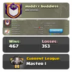 LVL 26 HUDDVY BUDDIESS | 467 WINS | CAPITAL 10 | MASTER I | INSTANT DELIVERY | AVAILABLE