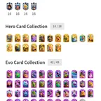 💎 (RAREST) CRL 20 WIN EMOTE 👑 ALL CARDS MAXED ALL EVOLUTIONS & ALL HEROES | UC RANK 2222 SUPERCELL ID CHANGE 40 SKINS