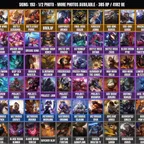 [LAN] 193 skins | 160 champions | 4182 BE | Level 278 | Pulsefire Ezreal | DJ Sona | Spirit Guard Udyr | Nunu &