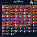 492 SKINS | 81.200 TROPHIES | 101 BRAWLERS | 62 HYPERCHARGE | 63 MAX | 76 PRESTIGE | 23 BUFFIES