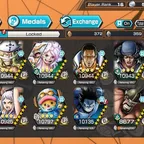 C4774 [IOS+ANDROID] 8 EX META - Bonney + Zoro Sanji + Yamato + Whitebeard + Kuzan + S-Snake + Kizaru + Roger , BFs Chopp