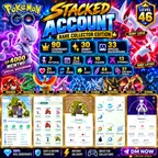 🎯BG RAYQUAZA  HO-OH MEWTWO LVL 46 ACCT 👹 90 LEGENDARY | 33 SPECIAL BG | 30 SHINY | CP 4000 MEW - SHINY LATIAS & LUGIA