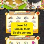 🔥68 LEVEL HAYDAY ACCOUNT🔥 | FULL 3000 BARN TOOLS| 3K SILO  | 2.3 MILLION COIN|