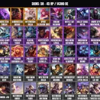 [TR] GOLD IV | 58 skins | 142 champions | 14380 BE | Level 210 | Ann-Sivir-sary | Dunkmaster Darius | Dark Cosmic Jhin