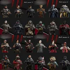2147 - Warzone - All Platform - Level 35 - MW3 & MW2 - Black Noir Bundle - Full Bp Mw2 & Mw3 -  Orion Camo - Daryl Dixon
