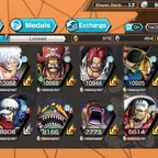 C4879 [IOS+ANDROID] 9 EX META - Law B34-52 + Light Luffy + Zoro Sanji + Warcury + Ju Peter + Akainu + Shanks + Roger