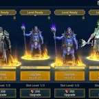 RSL542 //4x Leg L60 Ninja Ezio Artak/1.17M Power/553 Champs/1571 Shards/794K Silver/Mikage Fusion Ready