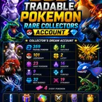 HIGH VALUE SHINY ZAPDOS KYUREM / LEVEL 50 ACCT) 359 TRADABLE PG | 101 LEGENDARY | 3M STARDUST / RARE COLLECTOR