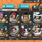 C4829 [IOS+ANDROID] 5 EX MAX - Kizaru + Shanks + Lucci + Zephyr + Kaido , Support 150 , Good Medal