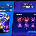 16K 3V3 WINS | 113K TROPHY - 410X SKINS | 104/104 BRAWLER | 95X MAX | 75X HYPER | 106 TOTAL PRESTIGE |INSTANTLY DELIVERY