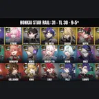 [ALL DEVICES] [Europe] TL 30 | 31 Characters | 9 5-Star | Yanqing | Welt | Dan Heng | Permansor Terrae | Rappa | Dr.