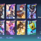 NATA COLLECTOR || REOWNED COL 5 || MEOWKINS MANY MANY EPIC || EX 103 STAR || MAX HERO EMBLEM