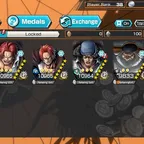 [4651][IOS+ANDROID] 7 EX : Shanks + Kuzan + Saturn + Garp + Yamato + Roger , Support 145 , Good Medal